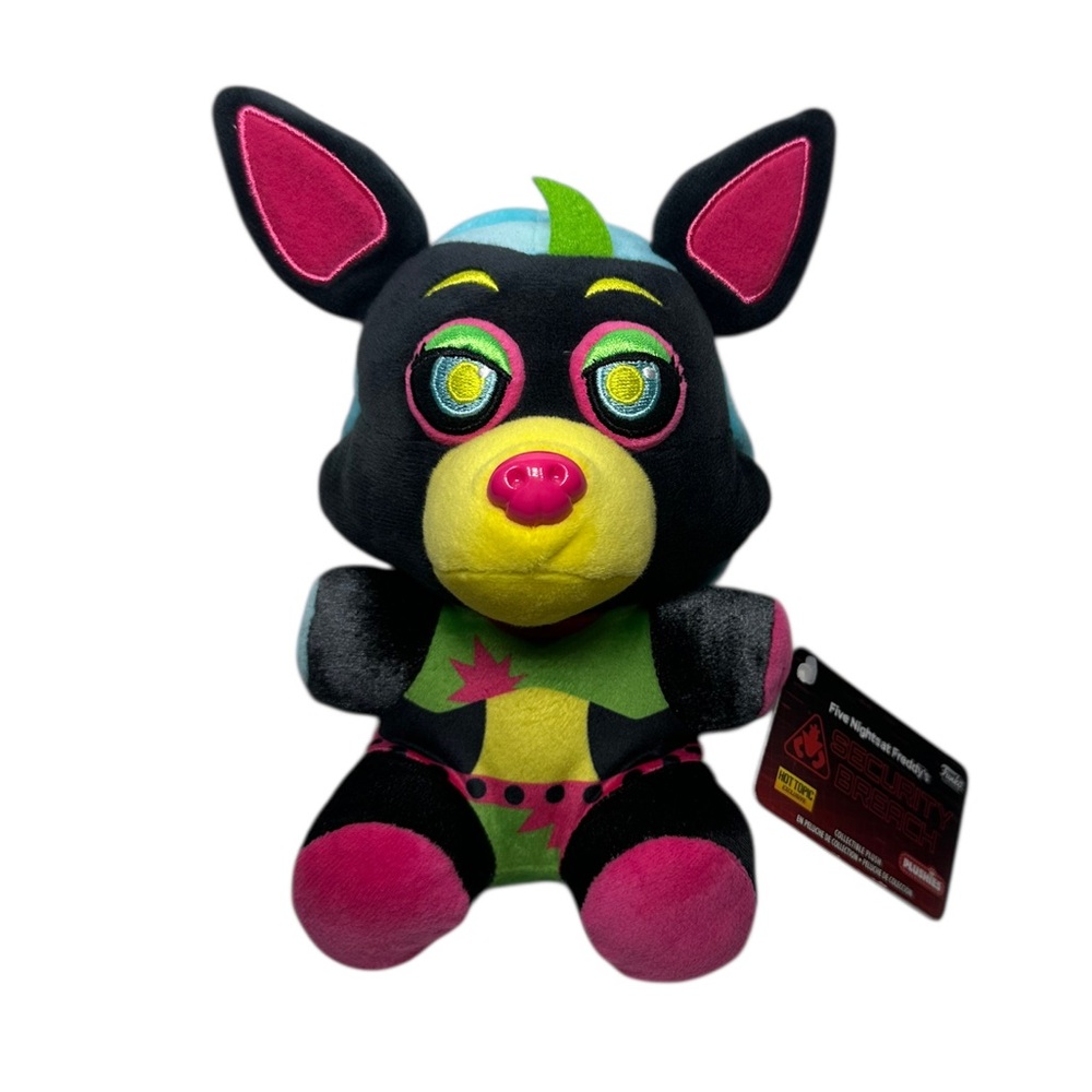 NWT Five Nights at Freddy’s Roxanne Wolf BLACKLIGHT Funko plush exclusive